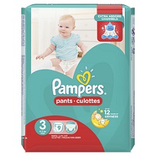 Pampers Pants Size 3 Midi 6-11 kg 9 Pieces