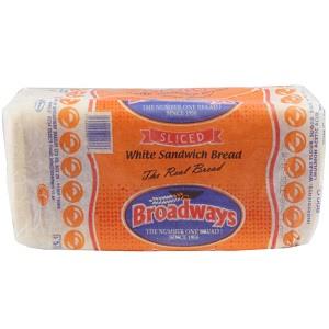 Broadways White Bread 400 g