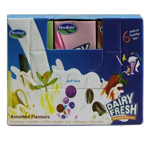 Brookside Dairy Fresh Flavoured Milk Assorted Flavours 250 ml 6 Pieces