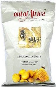 Out Of Africa Macadamia Nuts Honey Coated 150 g