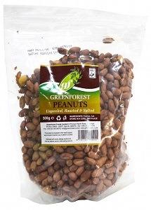 Green Forest Peanuts Unpeeled, Roasted & Salted 500 g