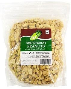 Green Forest Peanuts Peeled, Roasted & Salted 500 g