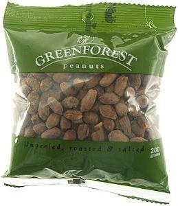 Green Forest Peanuts Unpeeled, Roasted & Salted 200 g