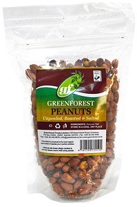 Green Forest Peanuts Unpeeled Roasted & Salted 100 g