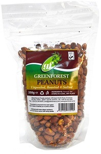 Green Forest Peanuts Unpeeled Roasted & Salted 250 g