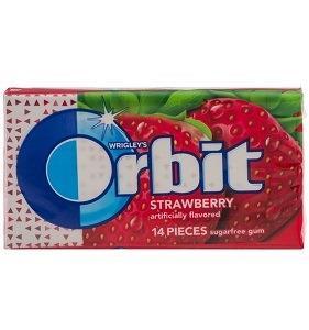 Orbit Strawberry Sugar-Free Gum 14.5 g 14 Pieces 