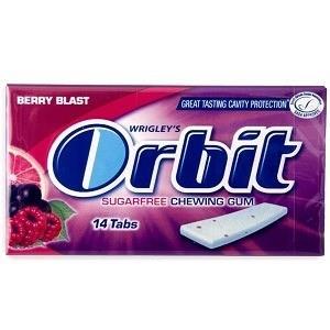 Orbit Berry Blast Sugar-Free Gum 14.5 g 14 Pieces 