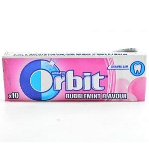 Orbit Bubblemint Sugar-Free Gum 10 Pieces 