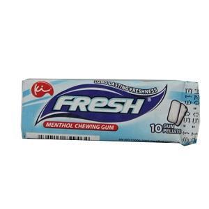 Fresh Chewing Gum Menthol 10 Pieces 