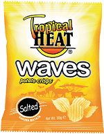 Tropical Heat Waves Potato Crisps Salted 125 g 