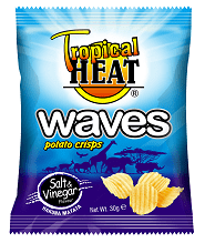 Tropical Heat Waves Salt & Vinegar 125 G