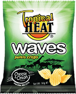 Tropical Heat Waves Cheese & Onion Crisps 30 G 