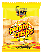 Tropical Heat Potato Crisps Salted 50 g 