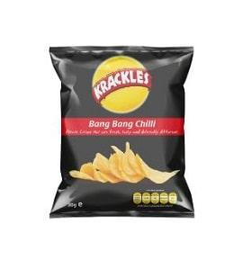 Krackles Potato Crisps Bang Bang Chilli 30 g 