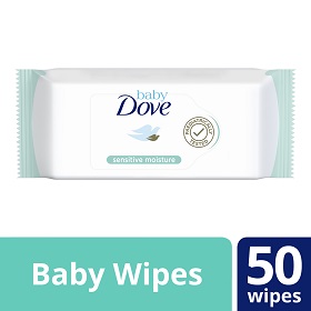 Dove Baby Wipes Sensitive Moisture 50 Sheets