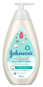 Johnson'S Cotton Touch 2-In-1 Bath & Wash 500 Ml