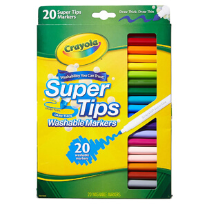 Crayola 58-8016 20 Wash.Markers