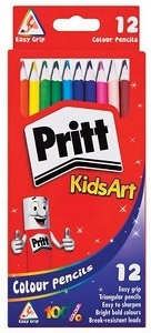 Pritt Colour Pencil Long 12 Pieces