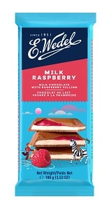 E.Wedel Milk Chocolate Raspberry 100 g