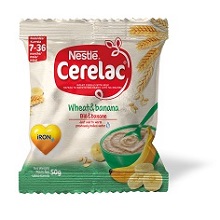 Nestle' Cerelac Wheat + Banana 50 g Satchet