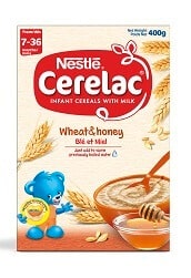 Nestle' Cerelac Wheat-Honey Bib 400 g