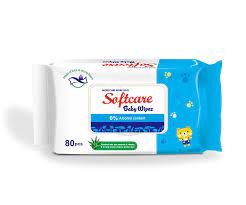 Softcare Baby Wipes 80 Pieces