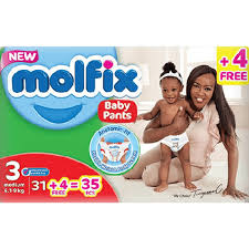 Molfix Pant Midi Size 3 6-9 Kg 31 Pieces