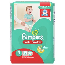 Pampers Pants Size 4 Maxi 7-18 kg 8 Pieces