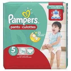 Pampers Pants Size 5 Junior 11-25 kg 26 Pieces