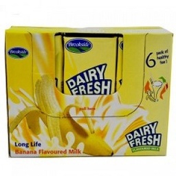 Brookside Dairy Fresh Flavoured Milk Banana 250 ml 6 Pieces