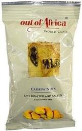 Out Of Africa Cashew Nuts Dry Roasted & Salted 150 g