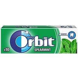 Orbit Spearmint Sugar-Free Gum 10 Pieces 