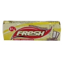 Fresh Chewing Gum Fruity 10 Pieces 