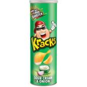 Kracks Potato Crisps Sandwich Cream Onion 160 g 