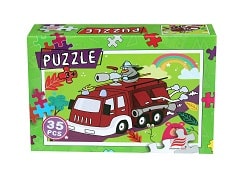 Puzzles Red Bus