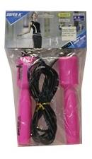 Super-K Jump Rope 9 ft Pink Handle