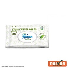 Hannan Flushable Wipes 72 Sheets