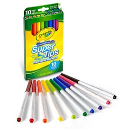 Crayola 58-8610 10Ct Wsh Mrkrs