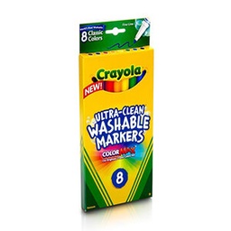 Crayola 58-7819 8Ct Wsh Mrkrs