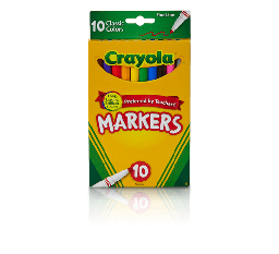 Crayola 58-7726 Fine 10Ct Mrkrs