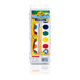 Crayola 53-0555 Wtr Clr 16Ct Wsh