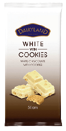 Dairyland Chocolart White With Cookies 50 g