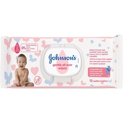 Johnson's Baby Wipes Gentle All Over 72 Pieces