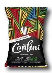 Confini Assorted Sour Belts 170 g 