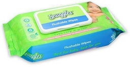 Snuggles Baby Wipes Flushable Flip Top 72'S