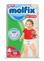 Molfix Pant Maxi Size 4 9-15 Kg 56 Pieces