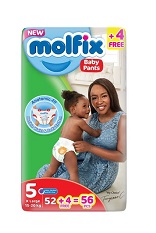 Molfix Pant Junior Size 5 15-20 Kg 52 Pieces