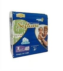 Softcare Gold Diaper Maxi Large 40 Pieces