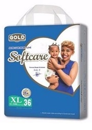 Softcare Gold Diaper Junior Extra Large 36 Pieces