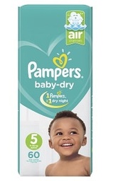 Pampers Junior Unisex Size 5 60 Pieces